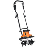 VEVOR 10 Amp Electric Tiller, 14" Tilling Width 3.94" Tilling Depth Corded Electric Tiller/Cultivator, Steel Mn Tines