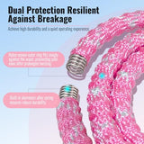 SOHIDAS Soft Hula Hoop for Adults 3.3lb Weighted Hula Hoops for Women Weight Loss Pilates Equipment Infinity Hoop Soft Spring Weighted Hoop