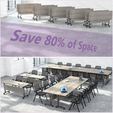 10 Pack Folding Conference Table,Modular Conference Room Table