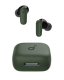 Noise Cancelling Earbuds, Strong and Smart Noise Cancelling, Powerful Bass, 45H Playtime (Green) Soundcore