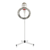 DNYSYSJ Stand Hair Dryer, Orbiting Rotating Hair Processor, Professional Infrared Stand Hair Dryer with Adjustable Temperature and Height, Grey