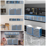 Metal Storage Cabinet System with Lock and Keys,Storage Cabinet System with 3 Wall Cabinet,