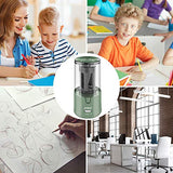 Auto Stop, Super Sharp & Fast, Electric Pencil Sharpener Plug in for 6-12mm No.2/Colored Pencils/Office