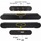 NJJOWRQ Home Theater Stereo Surround Speaker Round Speakers for TV Laptop(D)