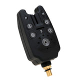 Bite Alarm, Water Resistant Wireless LED Fishing Bite Alarm Digital Screen Receiver Set + Case, Black YIWENG