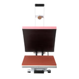 16x24 Semi‑Automatic Heat Press Machine w/Cross Infrared Positioning Pink