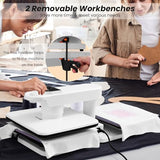 Digital Heat Transfer Sublimation Printer Press Industrial-Quality Power Shirt Press for Home Crafters and Beginners Visit the AKEYDIY Store