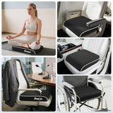 Extra Large Office Chair Cushion, Seat Cushion with High-Resilience Foam & Honeycomb Surface, Floor(19"x17"x3")