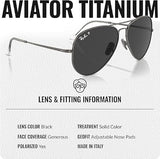 Ray-Ban RB8089 AVIATOR TITANIUM Sunglasses with Official Eyewear Kit