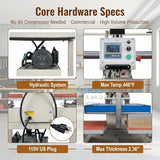 16x24 Dual Hydraulic Heat Press Machine, Commercial Shirt Press