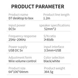 NJJOWRQ Computer Speaker Surround Sound System Speakers Gaming Deep Bass Wired for Laptop PC Theater TV