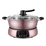 SJYDQ Multifunctional Intelligent Electric Steamer, 6L Automatic Lifting Electric Hotpot Steamer, Suitable for Home Kitchen, Restaurant (Color : D)
