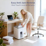 Heavy Duty Paper Shredder: 400-Sheet Auto Feed P5 Micro-Cut Document Credit Card Shredding