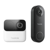 REOLINK Argus MagiCam + Video Doorbell PoE, Security Cameras Wireless Outdoor, AI Person Detection, Magnetic Mount, 9-Month Battery Life, 1080p Night Vision Indoor Camera, Dual-Band 2.4/5GHz WiFi