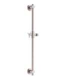 HammerHead Showers® Solid Metal 27.5 Inch Shower Slide Bar for Hand Held Shower Heads, Brushed Nickel | Adjustable Height Showerhead with Hose Rail System | Easily Adjust Height & Angle of Handshower
