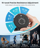 Dripex Elliptical Exercise Machine, Magnetic Elliptical Machine for Home, Hyper-Quiet Elliptical Training Machines w/ 6KG Flywheel (Blue)