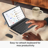 Android 15 Tablet, 12GB+64GB+1TB Expand, 10inch Tablet Bundle with Keyboard Case, Stylus Pen