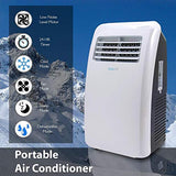 SereneLife Compact Freestanding Portable Air Conditioner & SLPAC8 SLPAC 3-in-1 Portable Air Conditioner with Built-in Dehumidifier Function