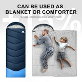 TANSTRIDER Sleeping Bags for Adults Cold Weather,3-4 Season 4lb Lightweight Sleeping Bag for Kids Girls Boys with Compression Sack,Camping Essentials Gear, Hiking,Travel,Backpacking,Outdoor & Indoor