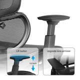 Office Computer Desk Chair, Ergonomic Desk Chair Mesh Computer Chair with Wheels LVVEZin