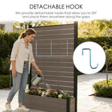 Kozyard Privacy Screen with Planter 70" H x 51" W Outdoor Garden Screen