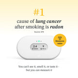 Airthings 2960 View Plus - Battery Powered Radon & Air Quality Monitor