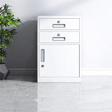 x3anggyt5 Office 3 Layer Large Capacity File Cabinet Office Data Organizing Balcony Storage