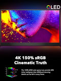 UPERFECT 17.3'' 4K Portable Monitor QLED, 600 Nits 150% sRGB 3840*2160 UHD