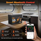 12V 314Ah LiFePO4 Battery with Bluetooth Monitor for RV Solar & Home Backup