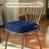 Codi 6 Pack Dining Chair Cushions, Thick Chairs Pads for Indoor Kitchen Room