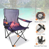 Northroad Camping Chair Portable Camp Chair, Folding Lawn Chair with Cup Holder for Outdoor Camping, Hiking, Travel, Patio, Beach, Picnics