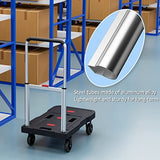 Adjustable Hand Truck Handle with 360 Degree Swivel Wheels for Garage Garden Home & Office Use