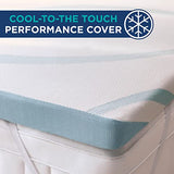 Tempur-Pedic TEMPUR-Adapt + Cooling 3-Inch King Mattress Topper Medium Luxury Premium Foam