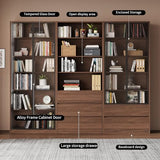 Luxury Large Executive File Cabinet and Bookcase, Sturdy Storage Cabinet