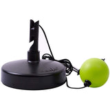 PER4M Quick Puncher Boxing Equipment: Black Punching Bag with Stand - Height-Adjustable Reflex Ball for Exercise Equipment, Home Gym, and Boxing Reflex Ball Training PER4M