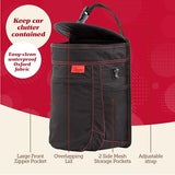 Lusso Gear Spill-Proof Car Trash Can (2 Pack) - Easy to Clean Hanging Garbage Bin