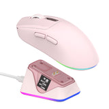 EPOMAKER NEX Lite Wireless Gaming Mouse w/Screens & RGB Charging Dock