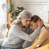Ceiner Memorial Sympathy Gifts for Loss of Loved One, Heart-Wings Crystal Suncatcher for Remembrance, Miscarriage & Bereavement Grief Gift Idea for Loss of Mom Mother Dad Husband Baby Son Daughter