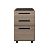 Laura Davidson Furniture Stockpile 3 Drawer File Cabinet with Lock - Under Office Desk Metal Filing Cabinet