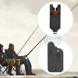 Fishing Bite Alarm Indicator Set, 4 Emitter + 1 Receiver Digital Wireless Fishing Bite Alert Indicator Set Tihebeyan