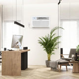 Keystone 12,000 BTU Wall Mounted Air Conditioner with Supplemental Heat and Dehumidifier Function, 230V, Wall AC with Remote for Small and Medium Sized Rooms up to 550 Sq.Ft., Quiet, High Efficiency