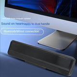 NJJOWRQ Portable Mini Wired Stereo Speakers for Laptop or Computer Compact Desktop