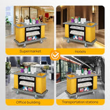 Commercial Traditional Cleaning Janitorial Room Service Housekeeping Cart