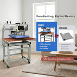16x24 Pneumatic Dual-Platen Heat Press Machine
