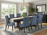 Luxe by East West Furniture NEFL9-SBB-21 - 9-piece kitchen table set consists