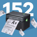 GRSJKRI Desktop 4x6 Thermal Label Printer Compatible for Shipping Package Small Business