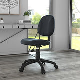 Boss Office Products Posture Task Chair Without Arms in Black, Low-Back (B305)