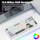 Wireless Mechanical Keyboard,Tri-Mode BT5.0/2.4GHz/USB-C Hot Swappable Custom Keyboard,Pre-lubed Linear Switches