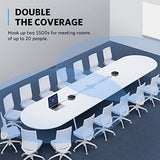 PowerConf S500 Speakerphone with Zoom Rooms and Google Meet Certifications, USB-C Conference Speaker, Bluetooth Speakerphone