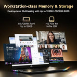 NIMO 16" Linux AI Laptop, AMD Ryzen Max+ 395 128GB LPDDR5x 2TB SSD